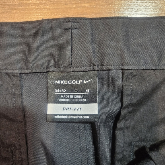 NIke Dri-Fit Mens Black 5-Pocket Slim Fit Golf Pants 34 X 32 - Picture 6 of 11